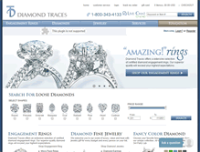 Tablet Screenshot of diamondtraces.com